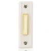 Newhouse Hardware Lighted Door Chime Push Button, White BT3WL